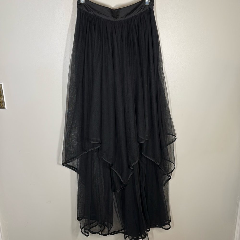 Free People Keep Me Tutu Maxi in Shell Sheer Tulle Skirt - Picture 5 of 15